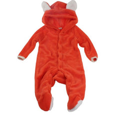 Cartoon Coral Fleece Baby Romper Costume