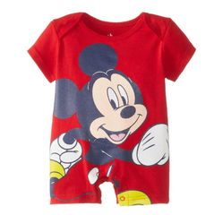 Mikey Minnie Cartoon Baby Romper