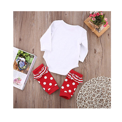 Cute Baby Girl Long Sleeve Bow Romper Bodysuit