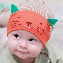 Lovely Cat Stripe Beanie Winter Toddler Hat