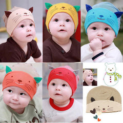 Lovely Cat Stripe Beanie Winter Toddler Hat