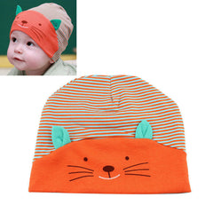 Lovely Cat Stripe Beanie Winter Toddler Hat