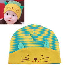 Lovely Cat Stripe Beanie Winter Toddler Hat