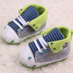 Cute Cartoon Printed Baby Kids High Shoes