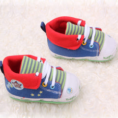 Cute Cartoon Printed Baby Kids High Shoes