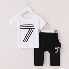 Rabbit Pattern Toddler Boys Clothing Set