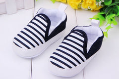 Fashion Striped Canvas Baby Shoes