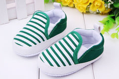 Fashion Striped Canvas Baby Shoes