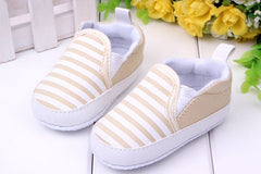 Fashion Striped Canvas Baby Shoes