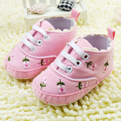 Embroidered Soft Shoes