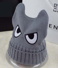 Big Eyes OX Horn Winter Hat