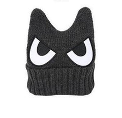 Big Eyes OX Horn Winter Hat