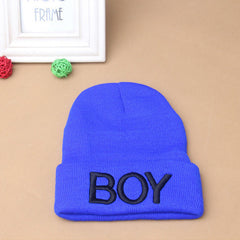 Boy Winter Warm Woolen Skull Hat