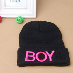 Boy Winter Warm Woolen Skull Hat