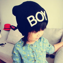 Boy Winter Warm Woolen Skull Hat