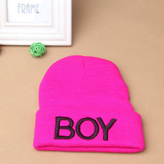 Boy Winter Warm Woolen Skull Hat