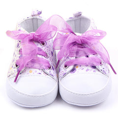 Cotton Floral First Walker Toddler Shoes