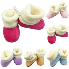 Newborn Baby Flock Warm Pre-walker Shoes