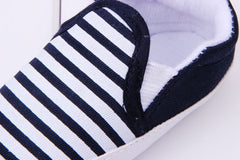 Fashion Striped Canvas Baby Shoes