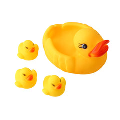 Floating Squeaky Yellow Rubber Ducks Baby Toy