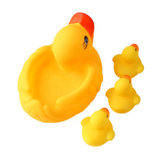 Floating Squeaky Yellow Rubber Ducks Baby Toy