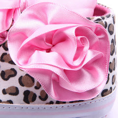 Floral Leopard Sequin Infant Shoes