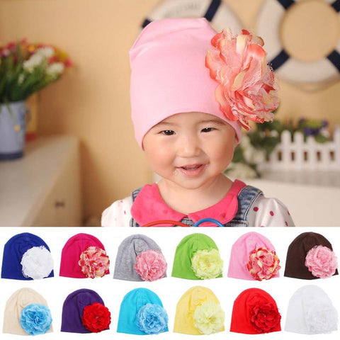 Peony Flower Infant Spring Hat