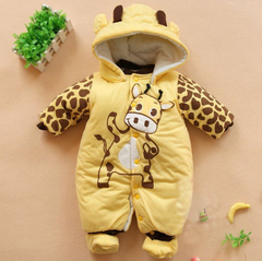 Jumpsuit + Hat + Shoes Animal Style Hooded Baby Rompers