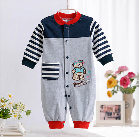 Cute Animal Pattern Baby Rompers