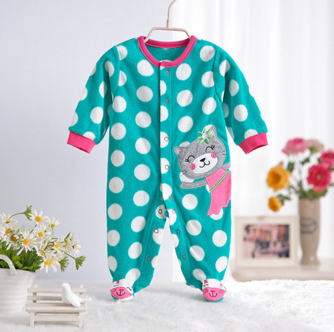 Polar Fleece Similar Romper Baby Jumpsuit